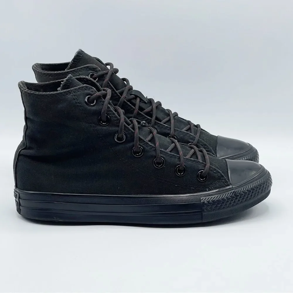 Converse All Star Chuck Taylor black on black high too sneakers - Kids 5